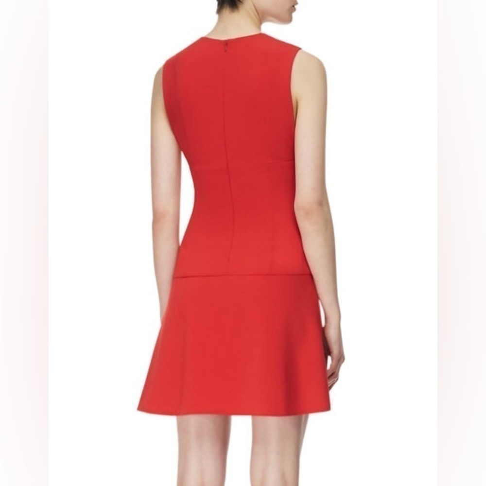 THAKOON ADDITION 4 Sleeveless Plunging Open-Front Dress - Picture 2 of 9